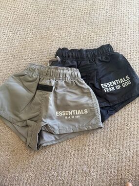 Essentials Fear of God Shorts Kids - Black